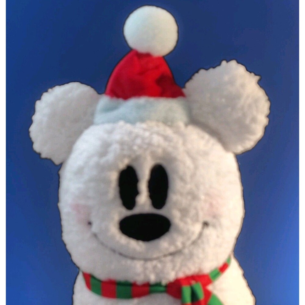 Disney Mickey Mouse Christmas Snowman 24" Tall Holiday Decor NWOT